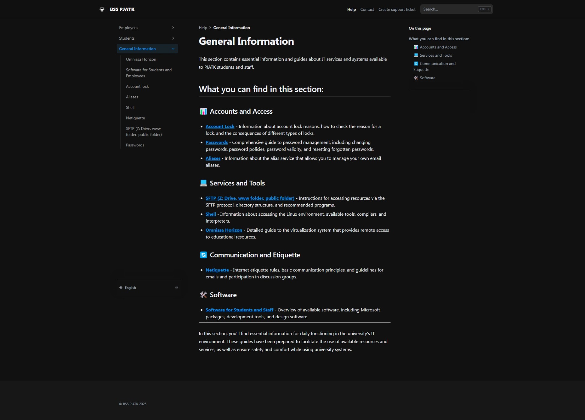 General Information