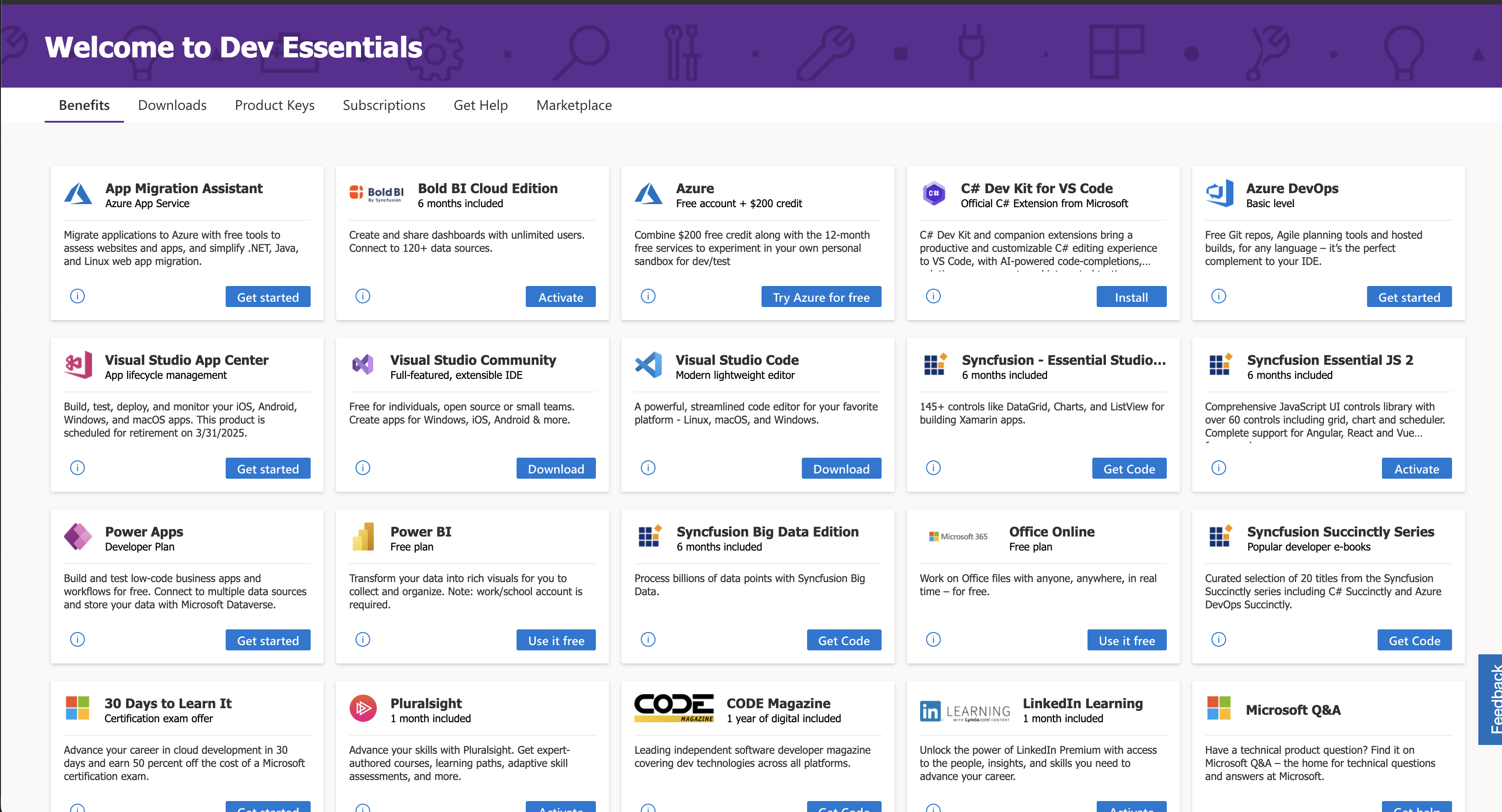 Visual Studio Dev Essentials