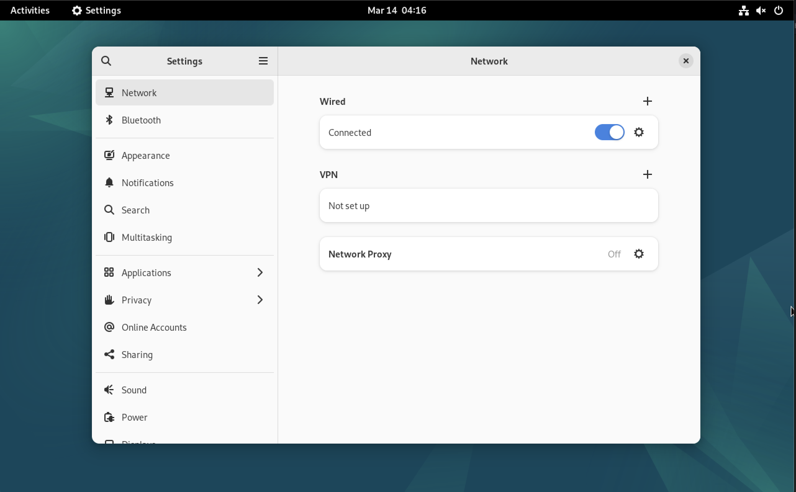 Network Settings